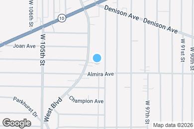 Map image of the property - 3303 West Blvd
