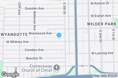 Map image of the property - 515 W Whitney Ave