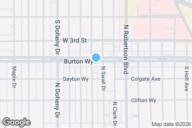 Map image of the property - Burton Way Apartments