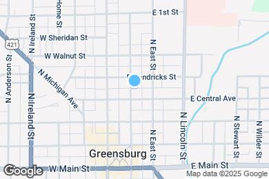 Map image of the property - 420 N Franklin St