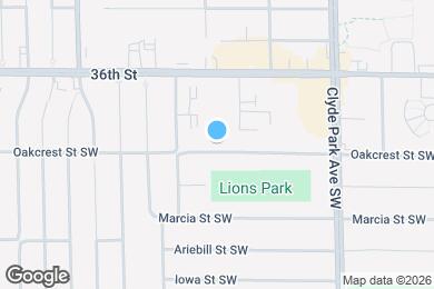 Map image of the property - 947 Oakcrest St SW