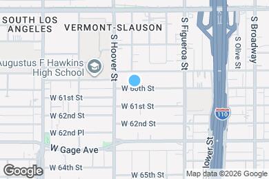Map image of the property - 716 W 60th St