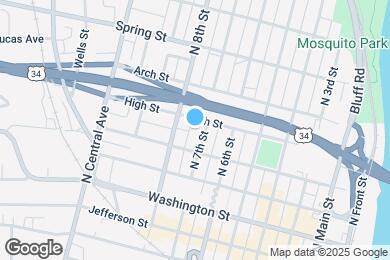 Map image of the property - 617 N 7th St