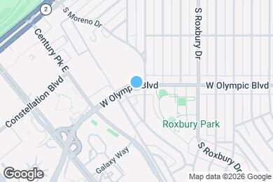Map image of the property - 9830 W Olympic Blvd