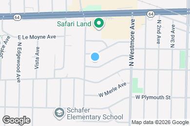 Map image of the property - 724 W James St