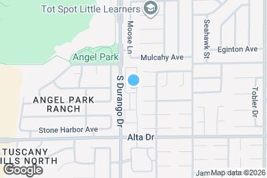 Map image of the property - 350 S Durango Dr