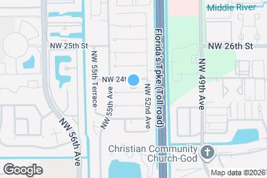Map image of the property - 5307 NW 23rd St