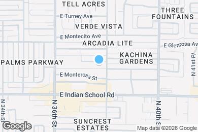 Map image of the property - 4202 N 38th St