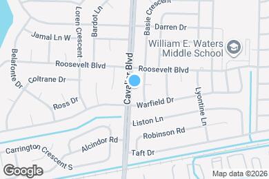 Map image of the property - 1609 Cavalier Blvd