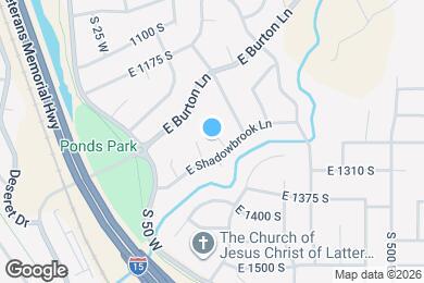 Map image of the property - 1324 S 175 E
