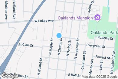 Map image of the property - 715 N Church St