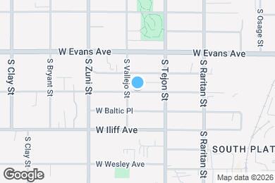 Map image of the property - 2182 W Warren Ave