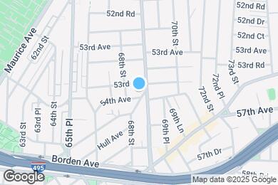 Map image of the property - 68-43 Jay Ave