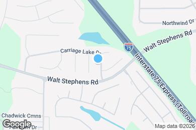 Map image of the property - 130 Carriage Lake Dr