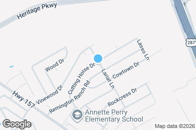 Map image of the property - 901 Cutting Horse Dr