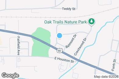 Map image of the property - 206 Cedarcrest Dr