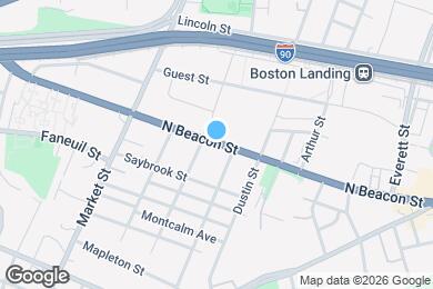 Map image of the property - 148 N Beacon St