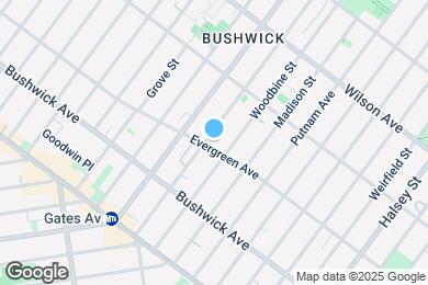 Map image of the property - 447 Evergreen Ave