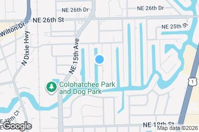 Map image of the property - 2207 NE 16th Ave