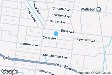 Map image of the property - 6603 Crest Ave