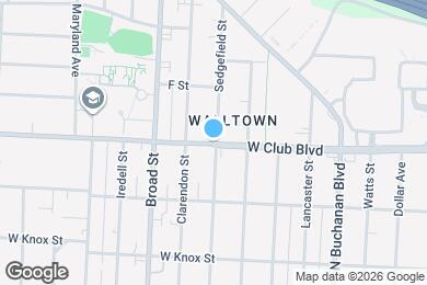 Map image of the property - 1600 W Club Blvd