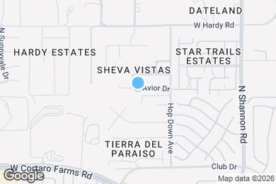 Map image of the property - 3233 W Avior Dr