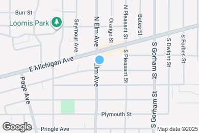 Map image of the property - 119 S Elm Ave