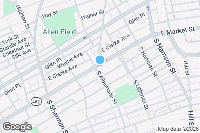 Map image of the property - 1006 E Market St