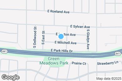 Map image of the property - 1120 E Mitchell Ave