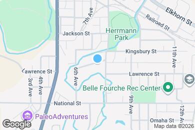 Map image of the property - 710 Lawrence St