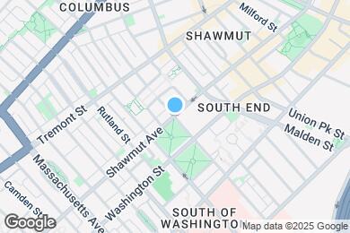 Map image of the property - 405 Shawmut Ave