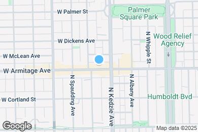Map image of the property - 3220 W Armitage Ave