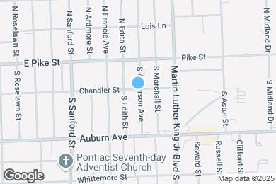 Map image of the property - 52 S Anderson Ave