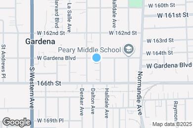 Map image of the property - 16413 S Dalton Ave