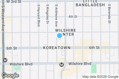 Map image of the property - 526 S Ardmore Ave