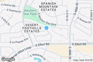 Map image of the property - 4547 E San Gabriel Ave