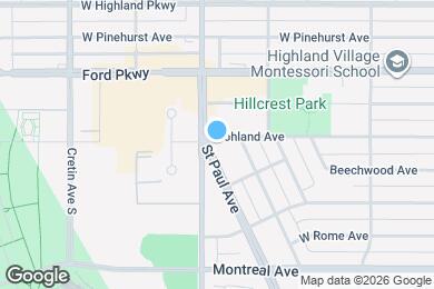 Map image of the property - 842 St Paul Ave