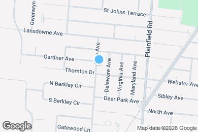 Map image of the property - 7210 Ohio Ave