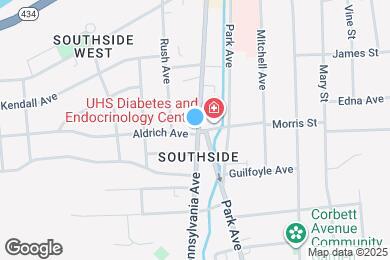 Map image of the property - 98 Pennsylvania Ave