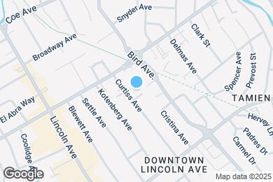Map image of the property - 1178 Curtiss Ave