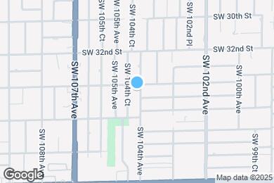 Map image of the property - 3420 SW 104th Ave