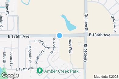 Map image of the property - 13570 Oneida Ln