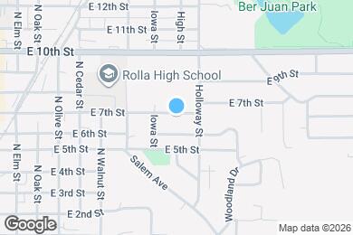 Map image of the property - 710 E 7th St