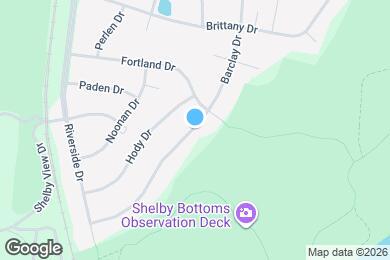 Map image of the property - 2695 Barclay Dr