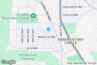 Map image of the property - 2422 Observatory Pl NW