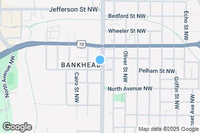 Map image of the property - 620 Joseph E. Lowery Blvd NW