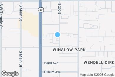 Map image of the property - 3476 S 200 E