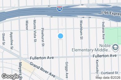 Map image of the property - 12722 Birwood St