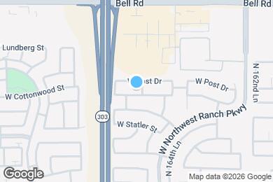 Map image of the property - 16612 W Cottonwood St