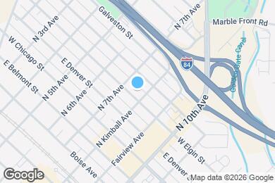 Map image of the property - 609 N Kimball Ave